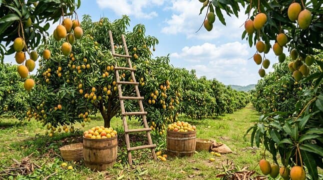 The Mango Resort riverside orchard garden